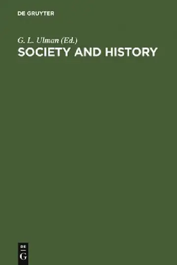 Cover of Society and History