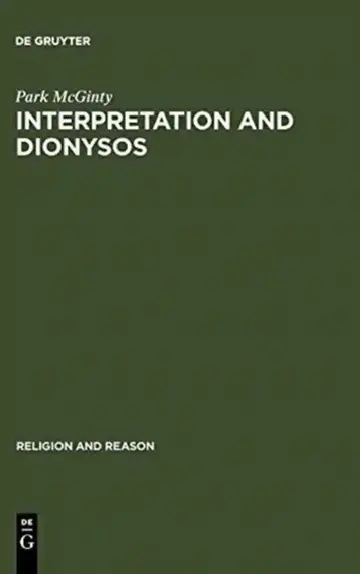 Cover of Interpretation and Dionysos