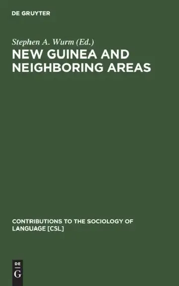 Cover of New Guinea and Neighboring Areas