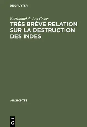 Cover of Très brève relation sur la destruction des Indes