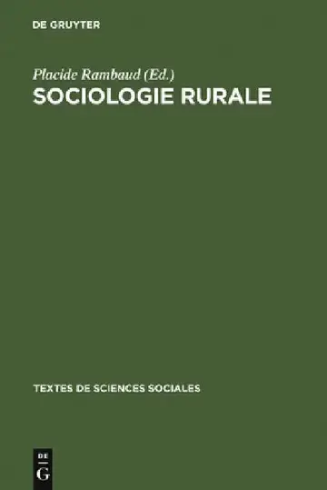 Cover of Sociologie rurale