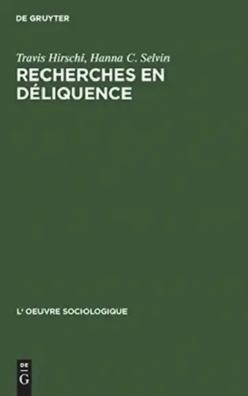 Cover of Recherches En Déliquence