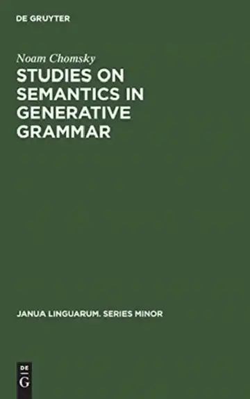 Cover of Studies on Semantics in Generative Grammar