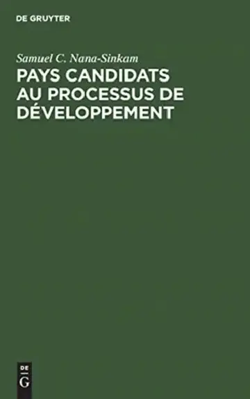 Cover of Pays candidats au processus de développement