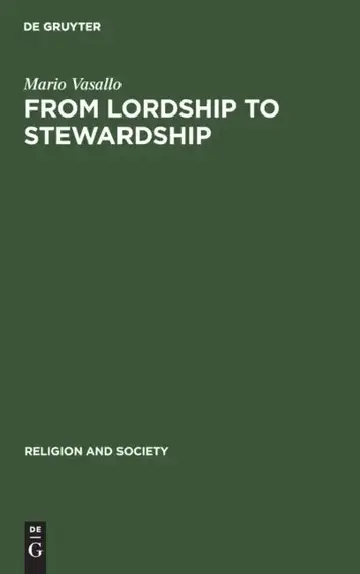 Cover of From Lordship to Stewardship