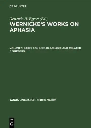 Cover of Early Sources in Aphasia and Related Disorders