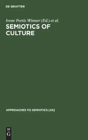 Cover of Semiotics of Culture