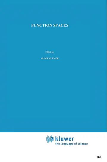Cover of Function Spaces