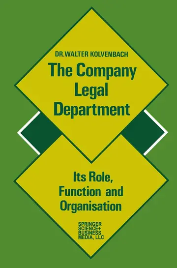 Cover of The Company Legal Department