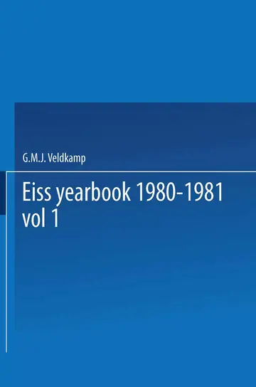 Cover of Eiss Yearbook 1980-1981 / Annuaire Eiss 1980-1981
