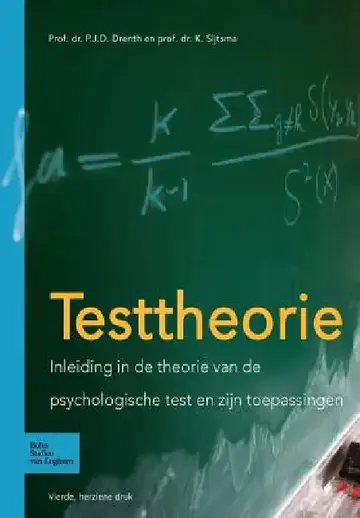 Cover of Testtheorie