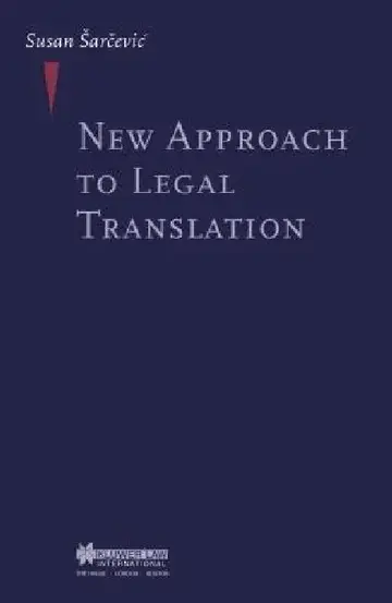 Cover of New Approach to Legal Translation