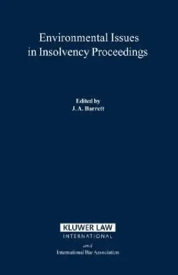 Cover of Environmental Issues In Insolvency Proceedings