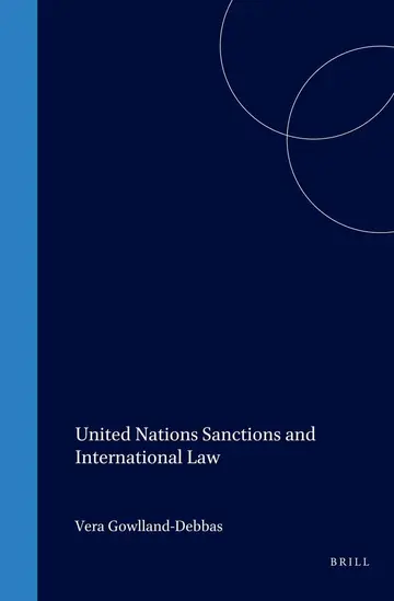 Cover of United Nations Sanctions and International Law