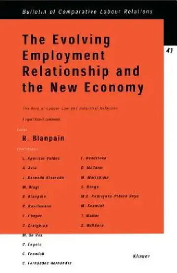 Cover of The Evolving Employment Relationship and the New Economy