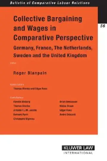 Cover of Collective Bargaining Wages in Comparative Perspective