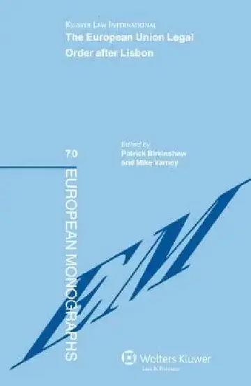 Cover of The European Union Legal Order after Lisbon