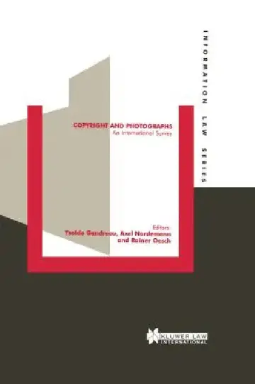 Cover of Copyright and Photographs