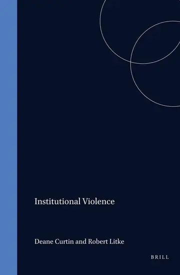 Cover of Institutional Violence