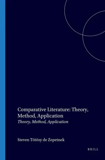 Cover of Comparative Literature