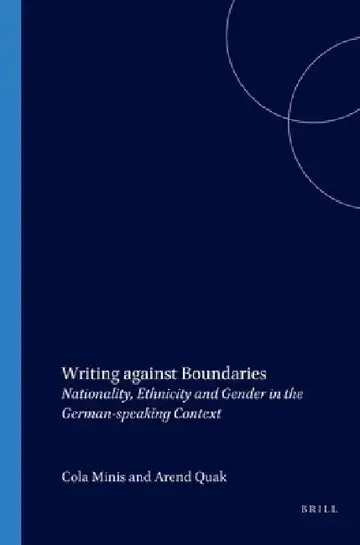 Cover of Writing Against Boundaries