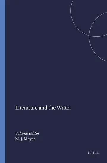 Cover of Literature and the Writer