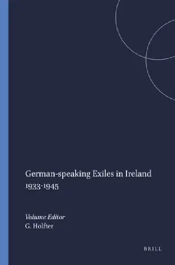 Cover of German-Speaking Exiles in Ireland 1933-1945