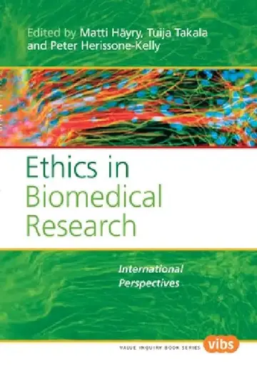 Cover of Ethics in Biomedical Research