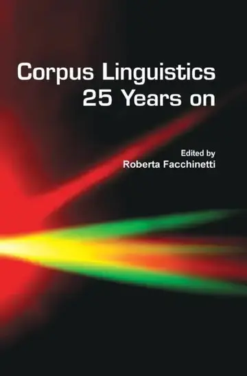 Cover of Corpus Linguistics 25 Years on