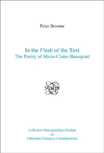 Cover of In the Flesh of the Text