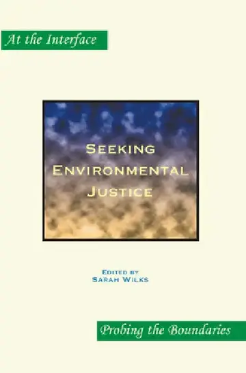 Cover of Seeking Environmental Justice