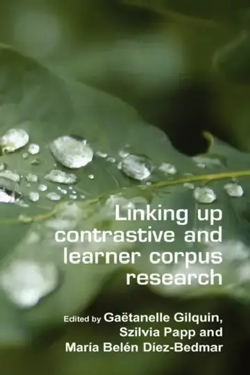 Cover of Linking Up Contrastive and Learner Corpus Research