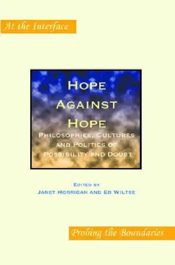 Cover of Hope Against Hope