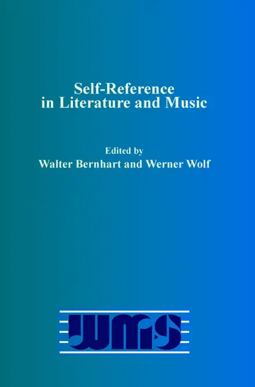 Cover of Self-Reference in Literature and Music