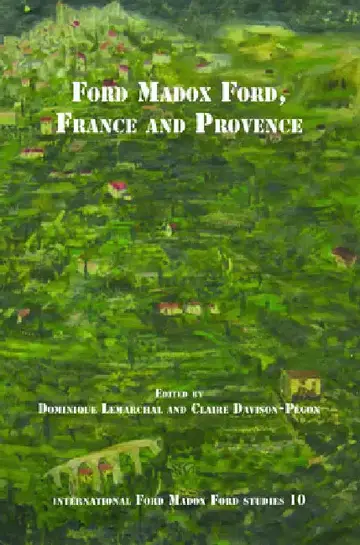 Cover of Ford Madox Ford, France and Provence