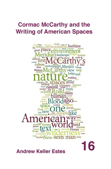 Cover of Cormac McCarthy and the Writing of American Spaces