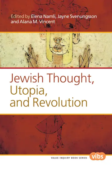 Cover of Jewish Thought, Utopia, and Revolution