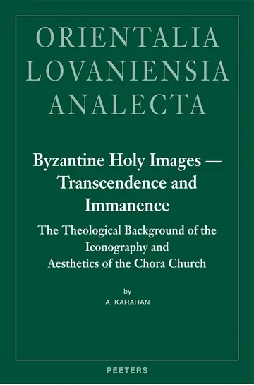 Cover of Byzantine Holy Images - Transcendence and Immanence