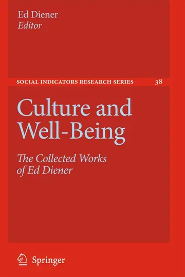 Cover of Culture and Well-Being