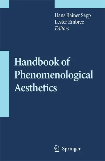 Cover of Handbook of Phenomenological Aesthetics