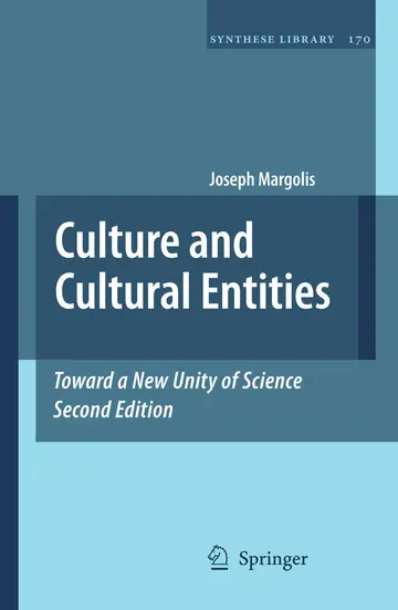 Cover of Culture and Cultural Entities