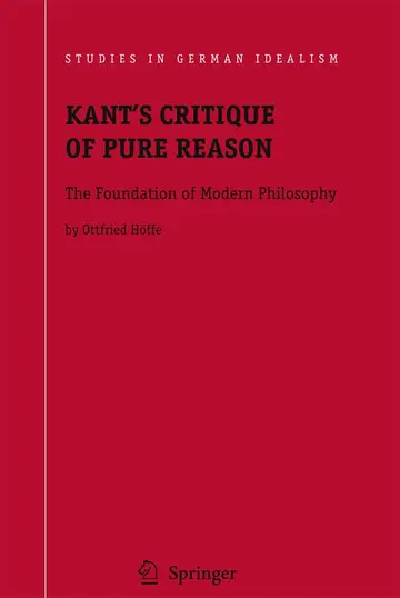 Cover of Kant's Critique of Pure Reason