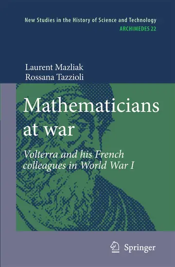 Cover of Mathematicians at war