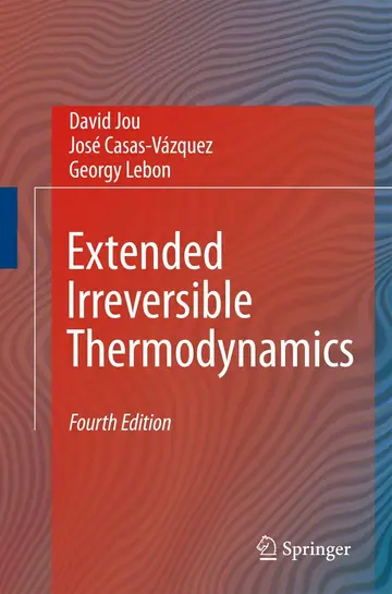 Cover of Extended Irreversible Thermodynamics