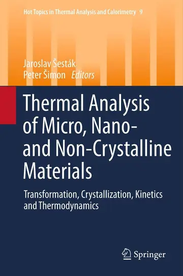 Cover of Thermal Analysis of Micro, Nano- and Non-Crystalline Materials