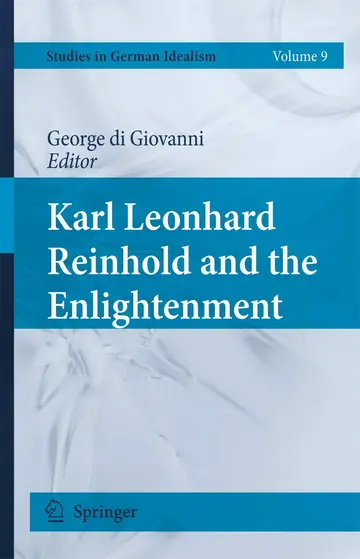 Cover of Karl Leonhard Reinhold and the Enlightenment