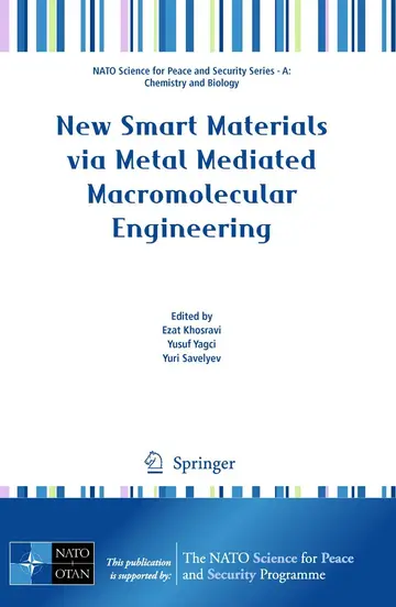 Cover of New Smart Materials via Metal Mediated Macromolecular Engineering