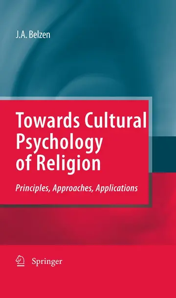 Cover of Towards Cultural Psychology of Religion