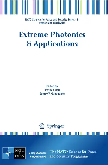 Cover of Extreme Photonics & Applications