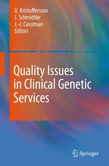 Cover of Quality Issues in Clinical Genetic Services